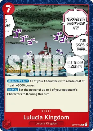 Carta Lulucia Kingdom EB04-010, versión Promo