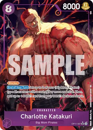 Carta Charlotte Katakuri OP11-067, versión Arte alternativo