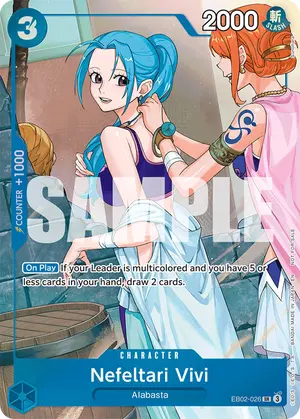 Carta Nefeltari Vivi EB02-026, versión Arte alternativo