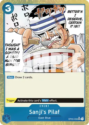 Carta Sanji's Pilaf OP03-056, versión Normal