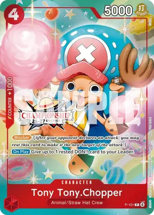 Carta Tony Tony.Chopper P-101, versión Promo