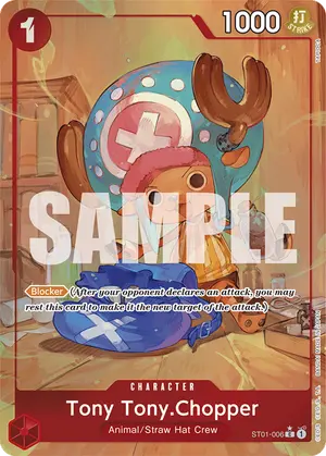 Carta Tony Tony.Chopper ST01-006, versión Arte alternativo