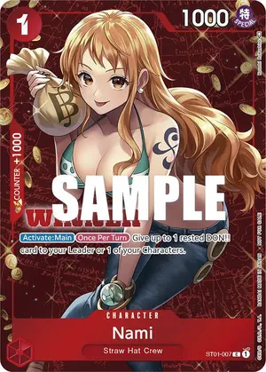 Carta Nami ST01-007, versión Arte alternativo