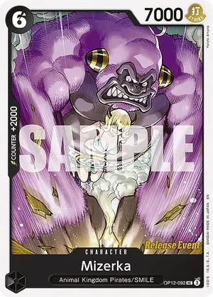 Carta Mizerka OP12-092, versión Promo