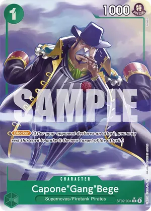Carta Capone"Gang"Bege ST02-004, versión Arte alternativo