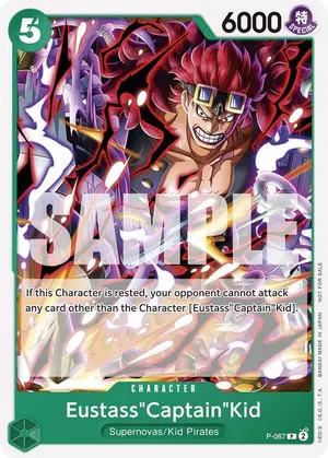 Carta Eustass"Captain"Kid P-067, versión Promo