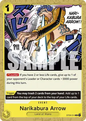 Carta Narikabura Arrow ST09-014, versión Normal
