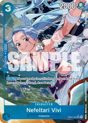 Carta Nefeltari Vivi EB02-026, versión Arte alternativo