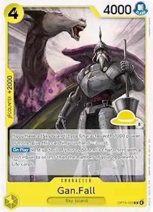 Carta Gan.Fall OP15-102, versión Normal