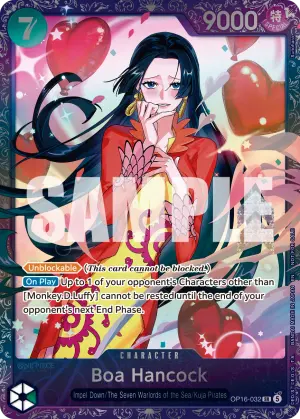 Carta Boa Hancock OP16-032, versión Arte alternativo