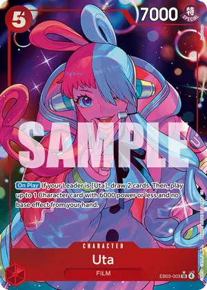 Carta Uta EB03-003, versión Arte alternativo