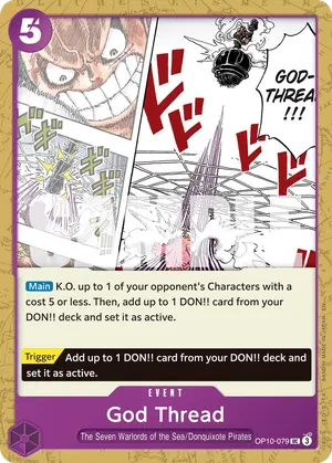Carta God Thread OP10-079, versión Normal