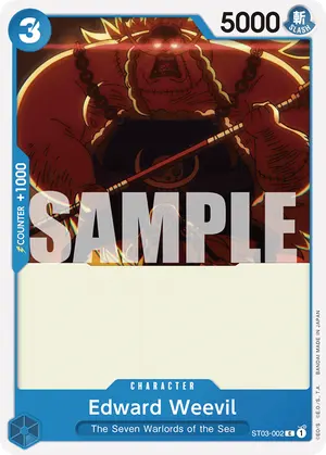 Carta Edward Weevil ST03-002, versión Normal