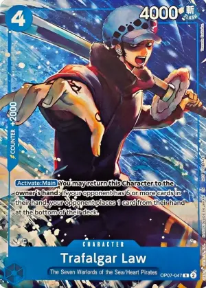 Carta Trafalgar Law OP07-047, versión Arte alternativo