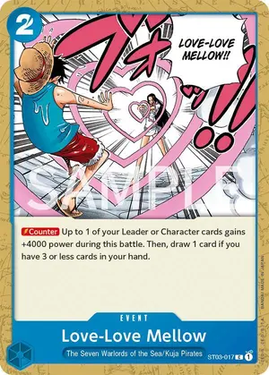Carta Love-Love Mellow ST03-017, versión Promo