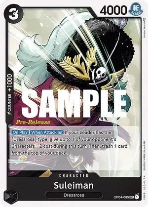 Carta Suleiman OP04-085, versión Promo