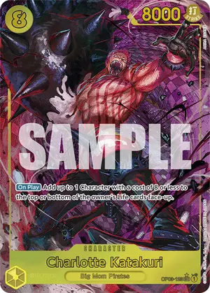 Carta Charlotte Katakuri OP03-123, versión Arte alternativo