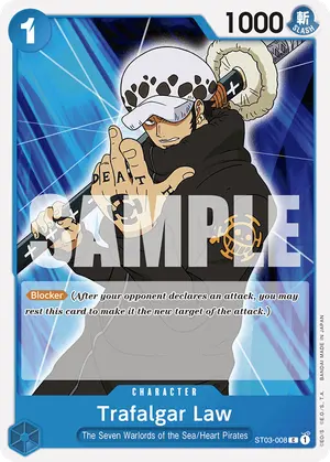 Carta Trafalgar Law ST03-008, versión Normal