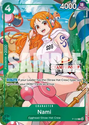 Carta Nami P-102, versión Promo