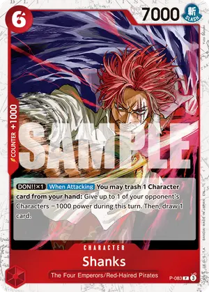 Carta Shanks P-083, versión Normal