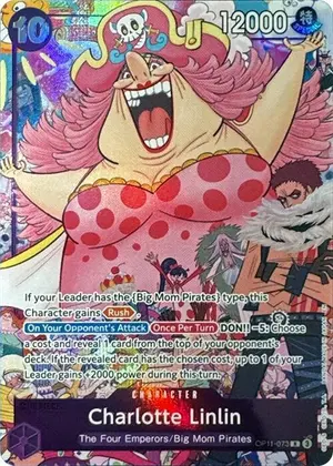 Carta Charlotte Linlin OP11-073, versión Arte alternativo