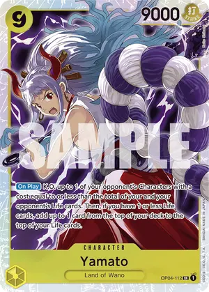 Carta Yamato OP04-112, versión Normal