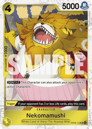 Carta Nekomamushi OP06-110, versión Normal