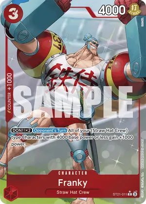 Carta Franky ST21-011, versión Arte alternativo