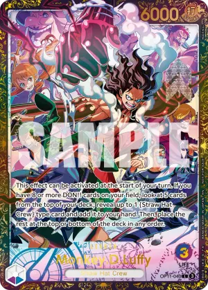 Carta Monkey.D.Luffy OP11-040, versión Arte alternativo