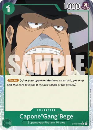 Carta Capone"Gang"Bege ST02-004, versión Arte alternativo