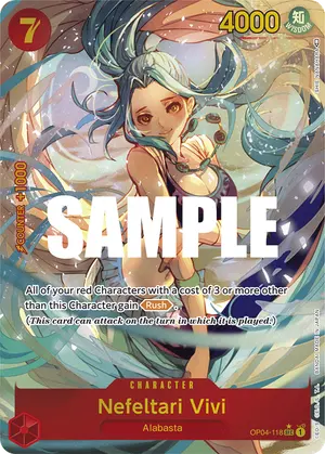 Carta Nefeltari Vivi OP04-118, versión Arte alternativo