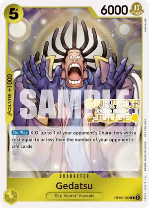 Carta Gedatsu OP05-102, versión Promo