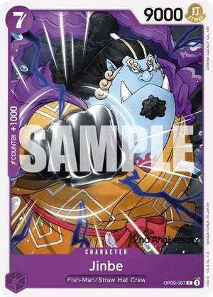 Carta Jinbe OP09-067, versión Promo