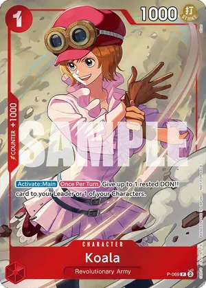 Carta Koala P-069, versión Promo