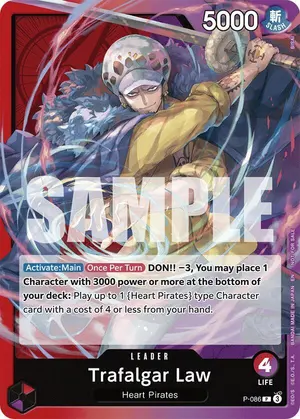 Carta Trafalgar Law P-086, versión Promo