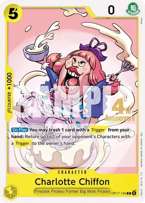 Carta Charlotte Chiffon OP17-105, versión Promo