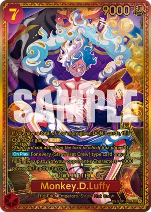 Carta Monkey.D.Luffy ST31-004, versión SP