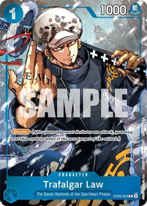 Carta Trafalgar Law ST03-008, versión Arte alternativo