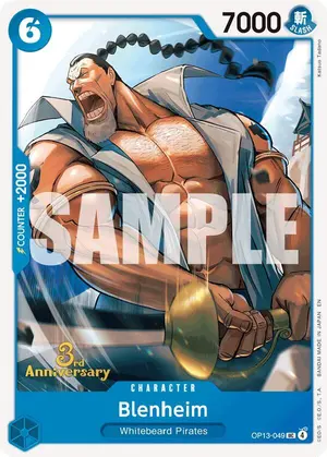 Carta Blenheim OP13-049, versión Promo