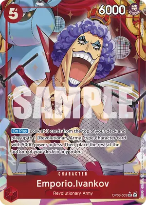 Carta Emporio.Ivankov OP06-003, versión Arte alternativo
