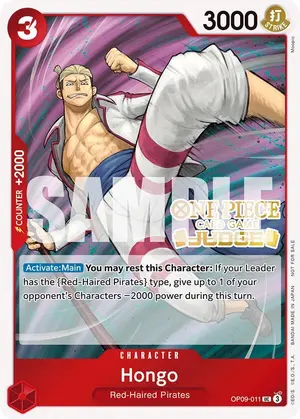 Carta Hongo OP09-011, versión Promo