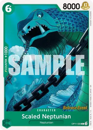 Carta Scaled Neptunian OP11-026, versión Promo