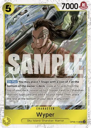 Carta Wyper OP06-114, versión Normal