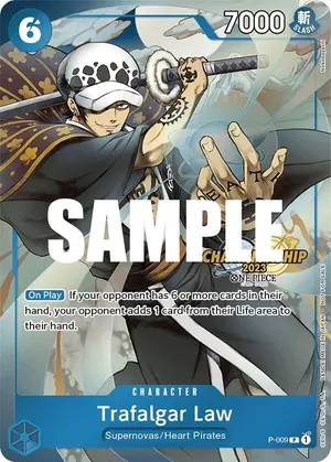 Carta Trafalgar Law P-009, versión Promo