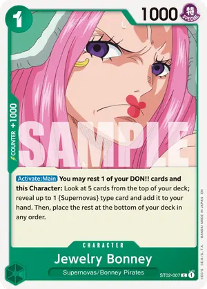 Carta Jewelry Bonney ST02-007, versión Normal