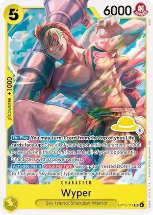 Carta Wyper OP15-114, versión Normal