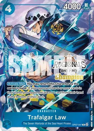 Carta Trafalgar Law OP07-047, versión Arte alternativo