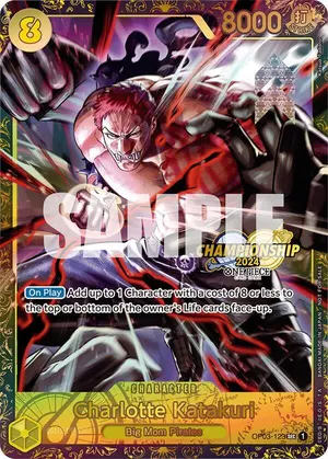 Carta Charlotte Katakuri OP03-123, versión Arte alternativo