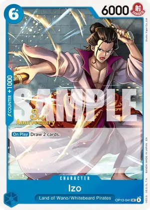 Carta Izo OP13-041, versión Promo