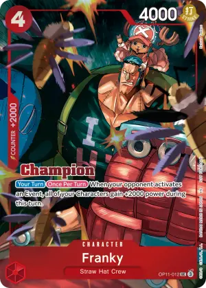 Carta Franky OP11-012, versión SP